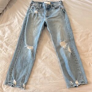 Mother The Tomcat High Rise Button Fly The Confession Size 27